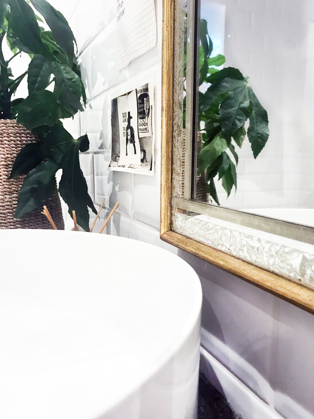 Bad, Interiør, Oppussing, Gull, Brass, Interior, Interiordesign, Trine Midtun Klisjéhjemmet