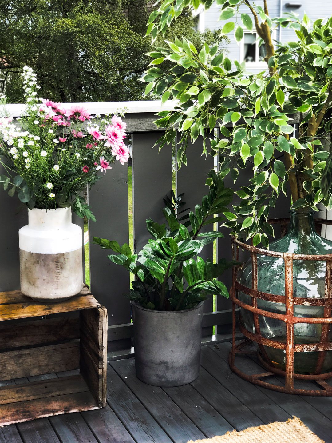Verandaprosjektet, Hvordan pynte veranda, Planter, Blomster, Botanisk balkong, Urban interior, Industrial interior, Trine Midtun Klisjéhjemmet, Norske stylister