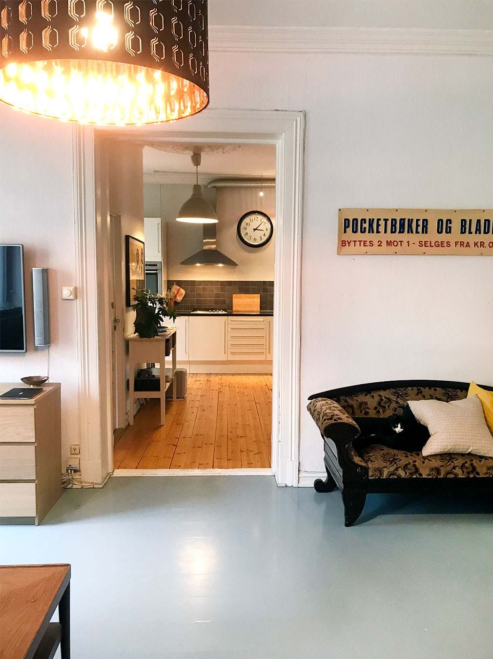 Oppussing, Stue, Kjøkken, Trine Midtun Klisjéhjemmet, Norske interiørbloggere, Interiør, Interior, Industrial